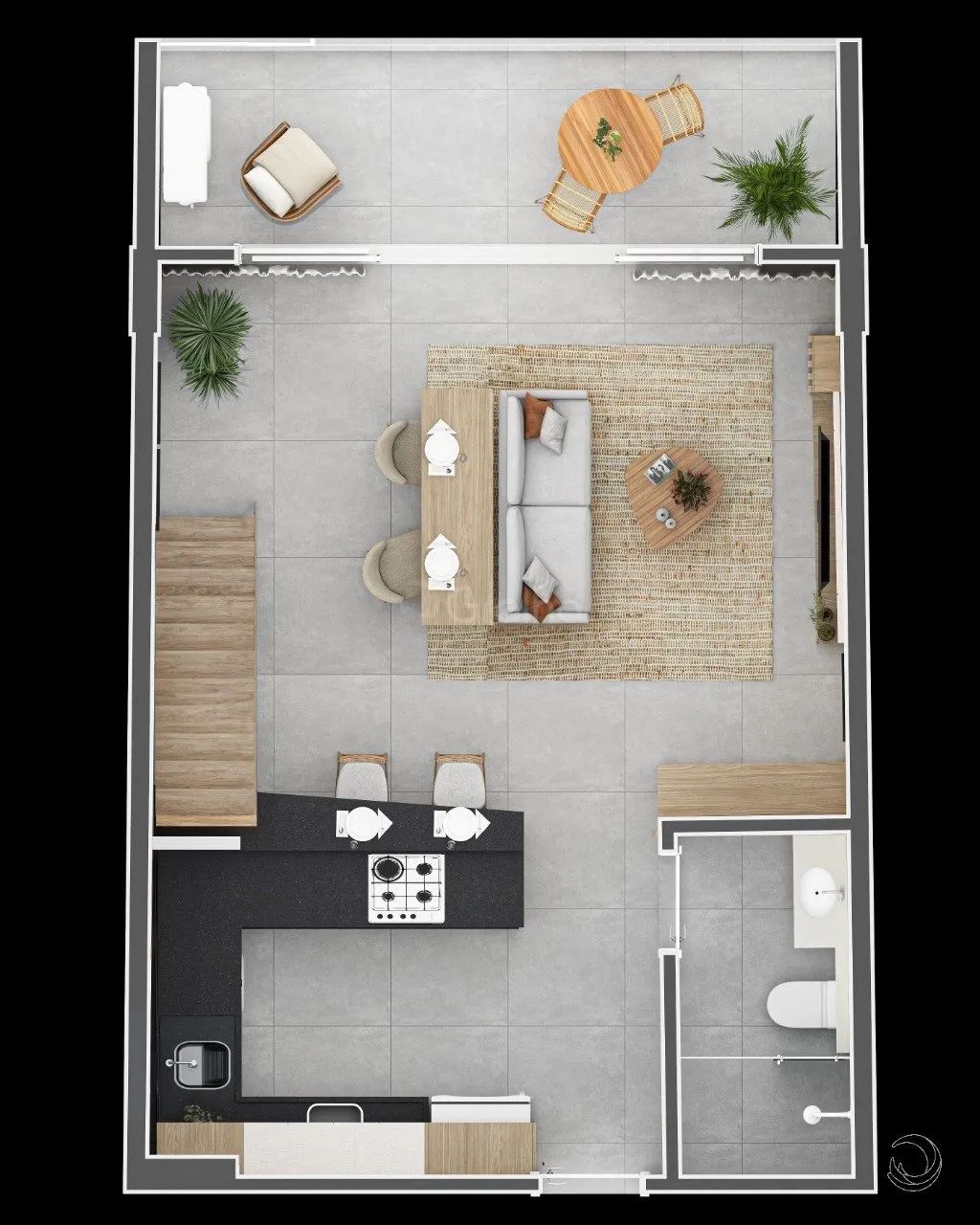Apartamento com 2 quartos e 74,21m² no Saco Grande - Foto 3