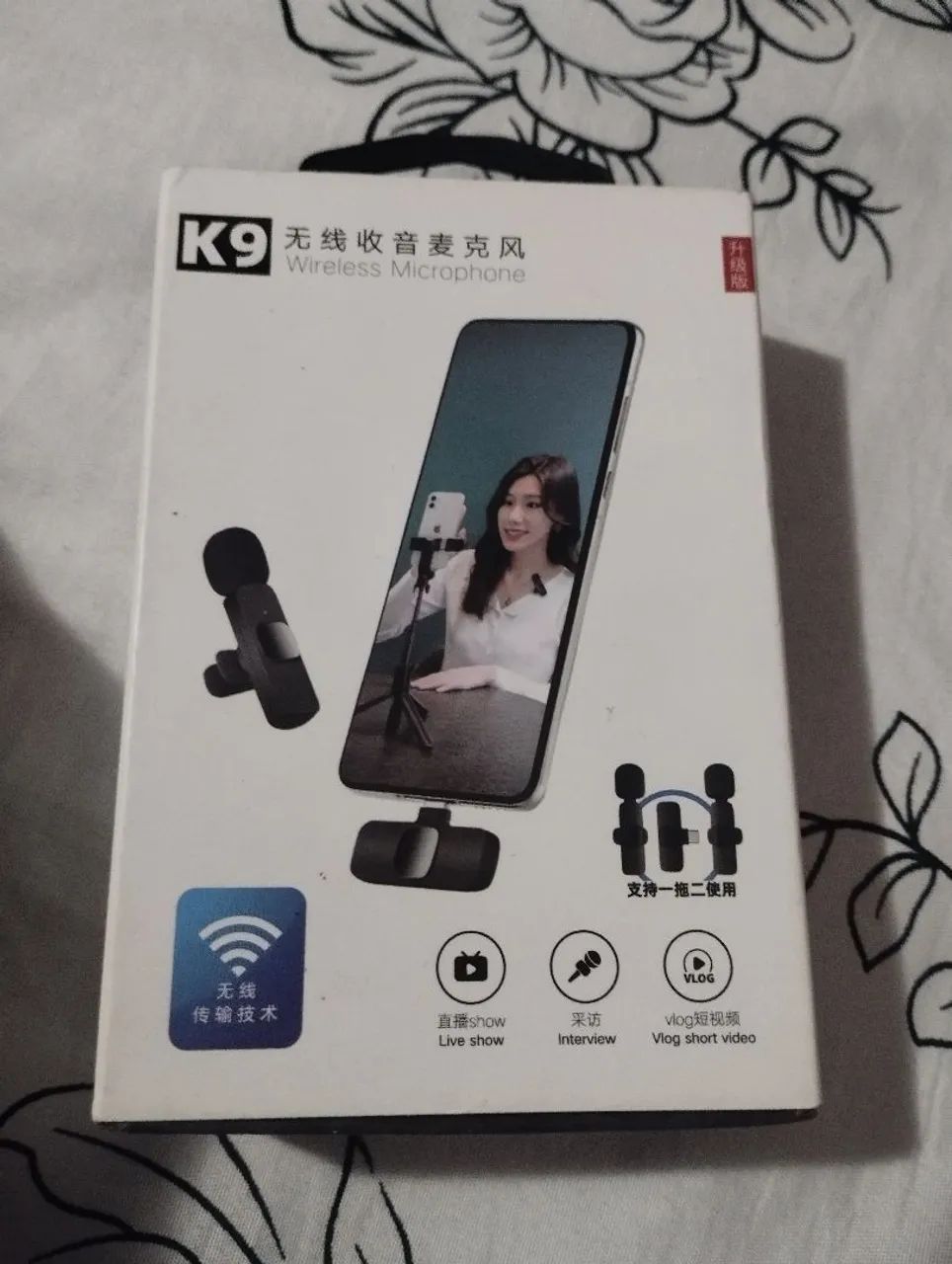Microfone de lapela K9