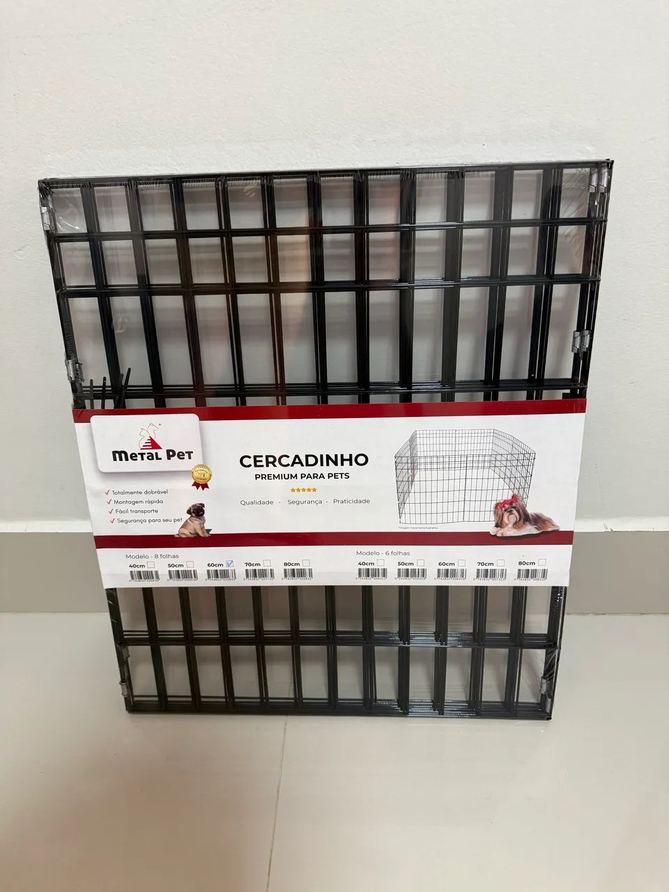 Cercadinho de adestramento  8 folhas 