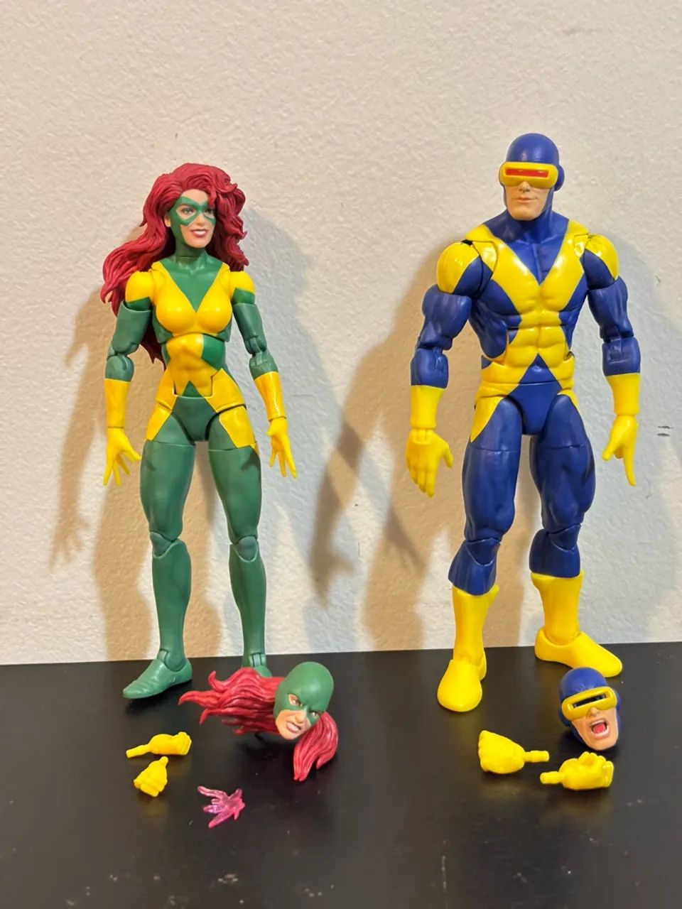 Dupla Ciclope e Jean Grey Xfactor - Marvel Legends 