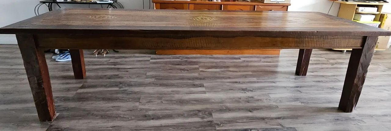 Mesa jantar rustica 12 lugares65581380801538122