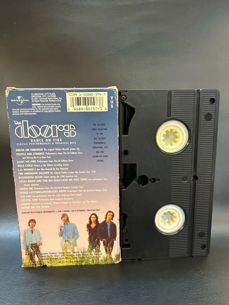 Fita Vhs The Doors Dance On Fire Original Com Case Acrílico - Foto 4