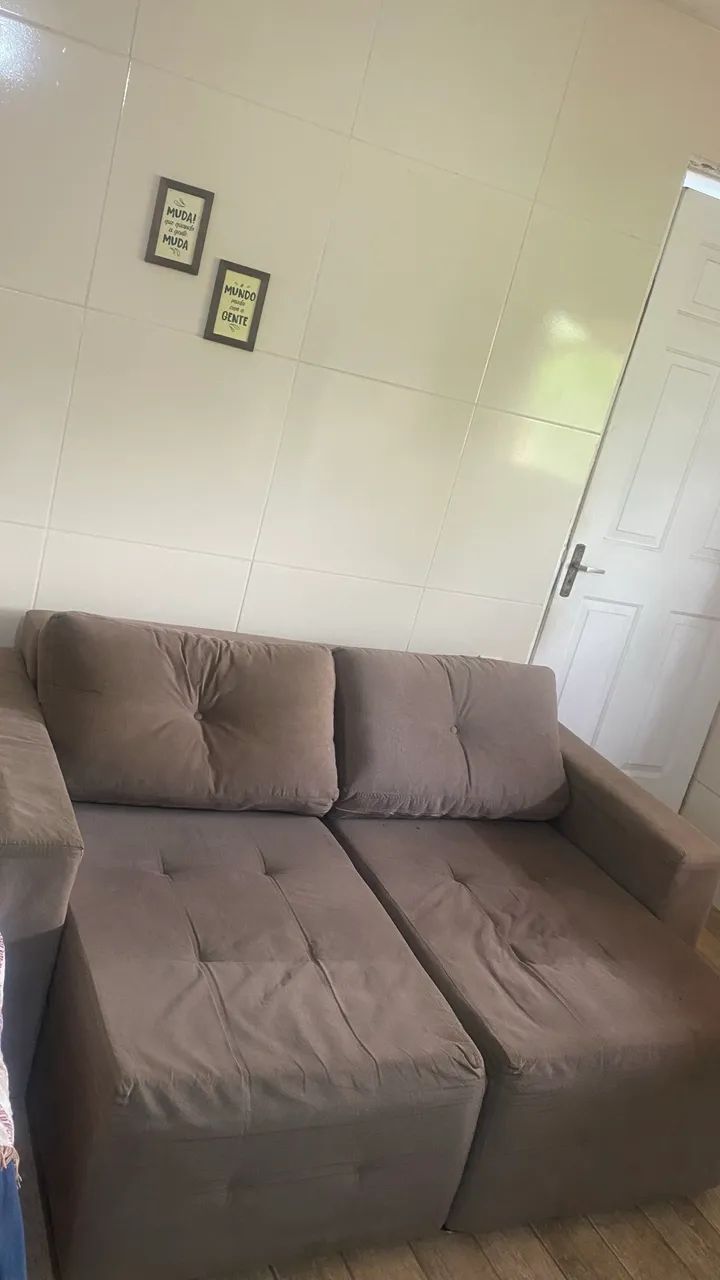 Vende -se sofá cama 2/3 lugares, retirada Bessa - Foto 3