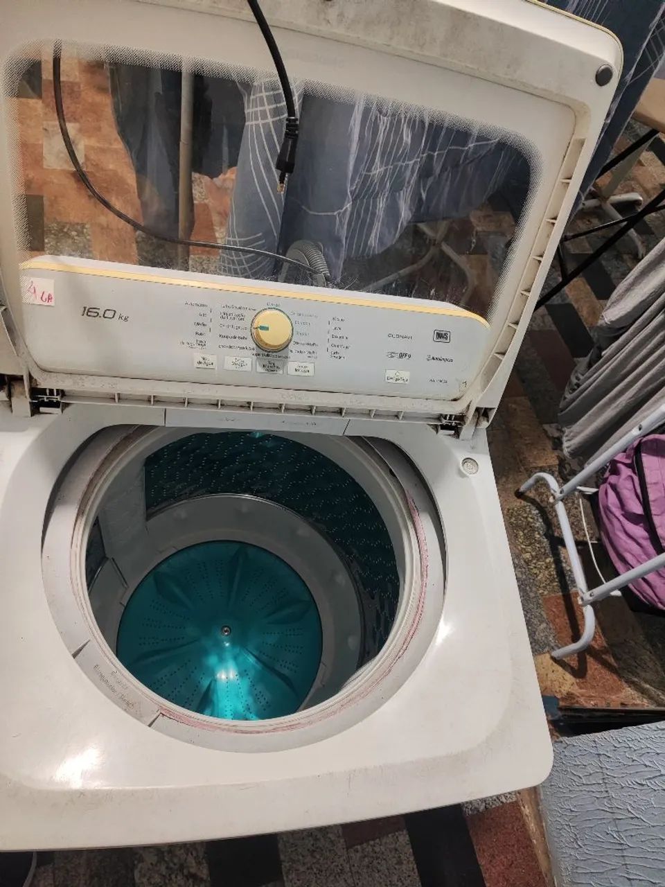 Lavadora Panasonic 16Kg com defeito 