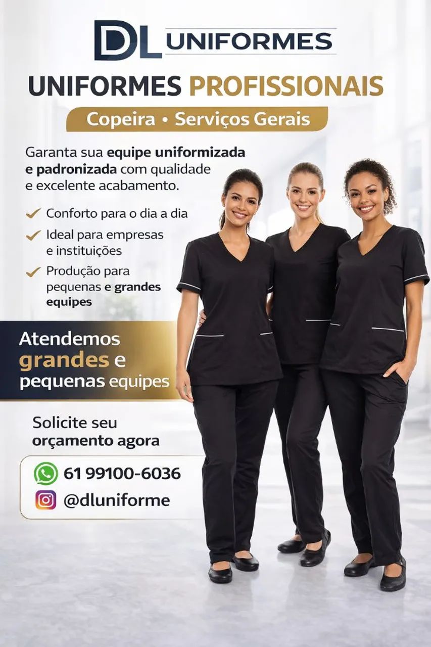 Uniformes serviços gerais - uniforme profissional 