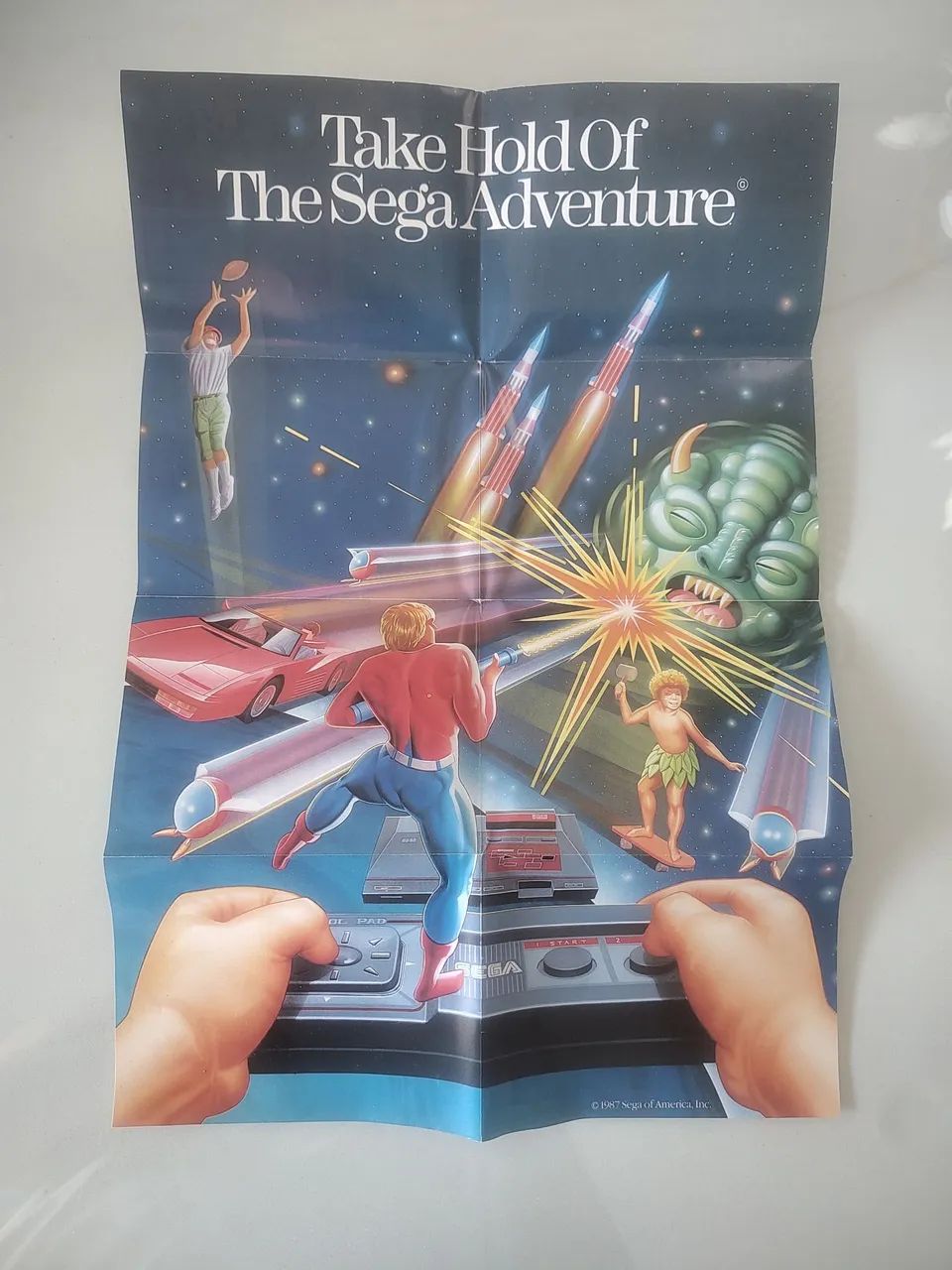 Master System Astro Warrior CIB completo - Foto 5