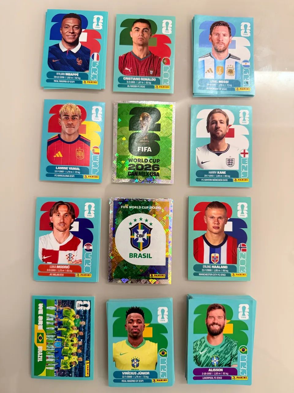 Figurinhas Copa 2026