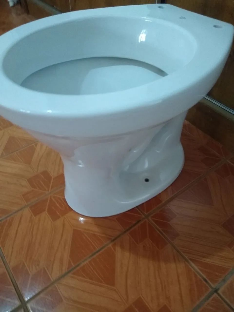 Vaso sanitário privada bacia banheiro branca - Foto 2
