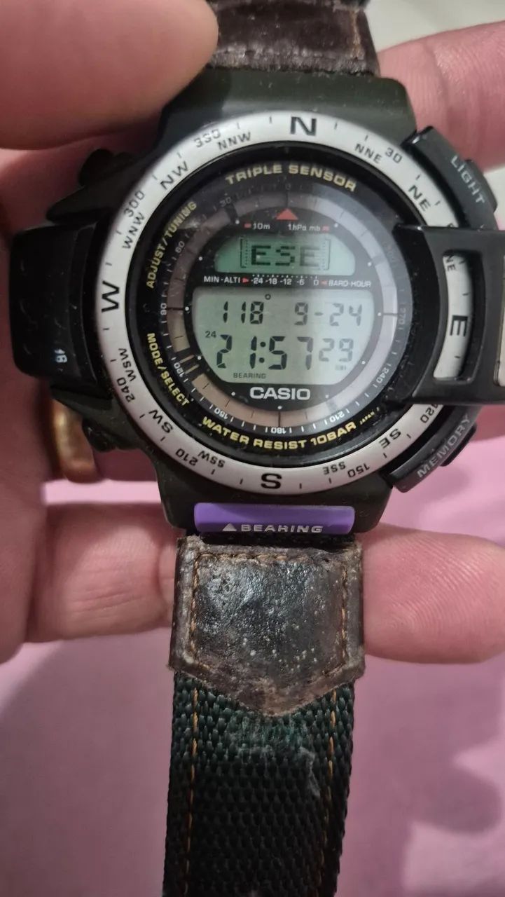 RELOGIO CASIO DPX 500 COM TODAS FUNÇÕES OK  - Foto 4