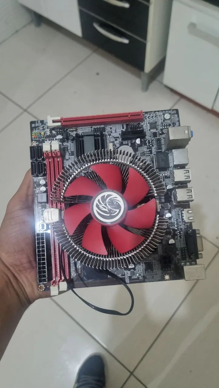 Processador +placa mãe 