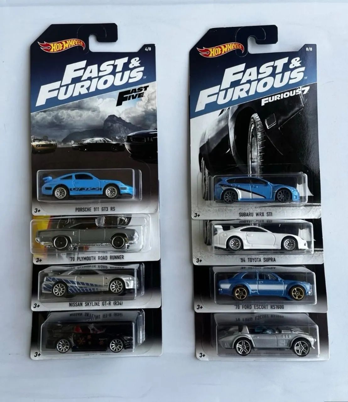 Set Hot Wheels Velozes e Furiosos 2016 (8) Skyline Supra Porsche