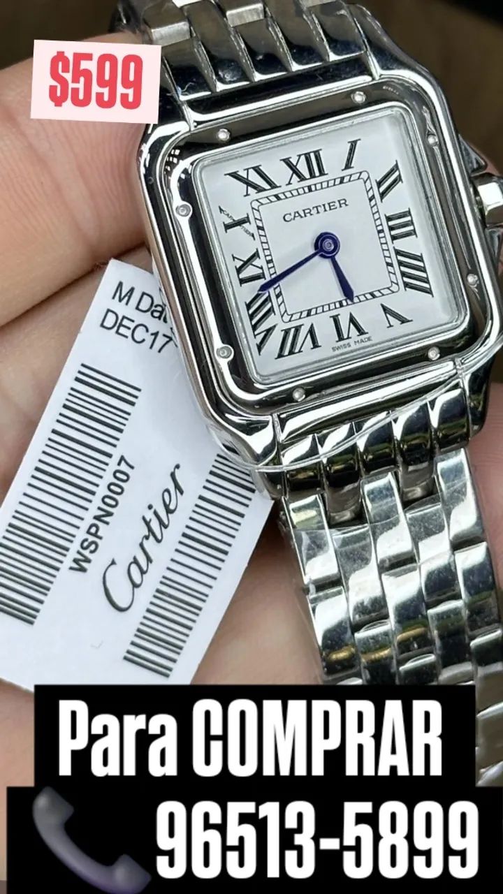 Relógio CARTIER MINI 16 MM DE DIÂMETRO  - ENTREGAMOS  - Foto 4