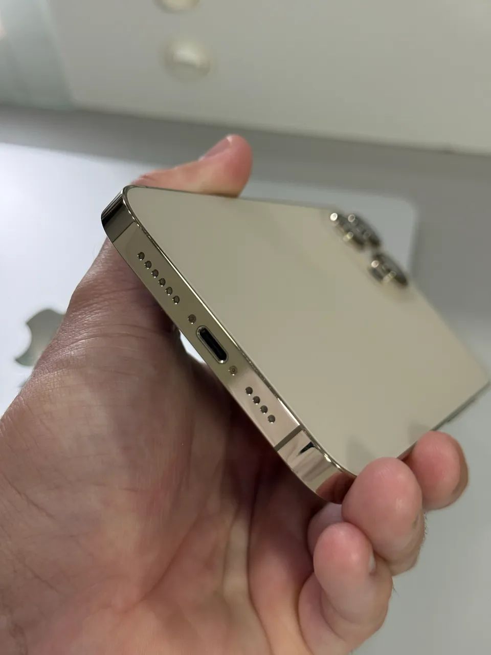 iPhone 13 Pro Max 256GB Gold - Impecável - Foto 5