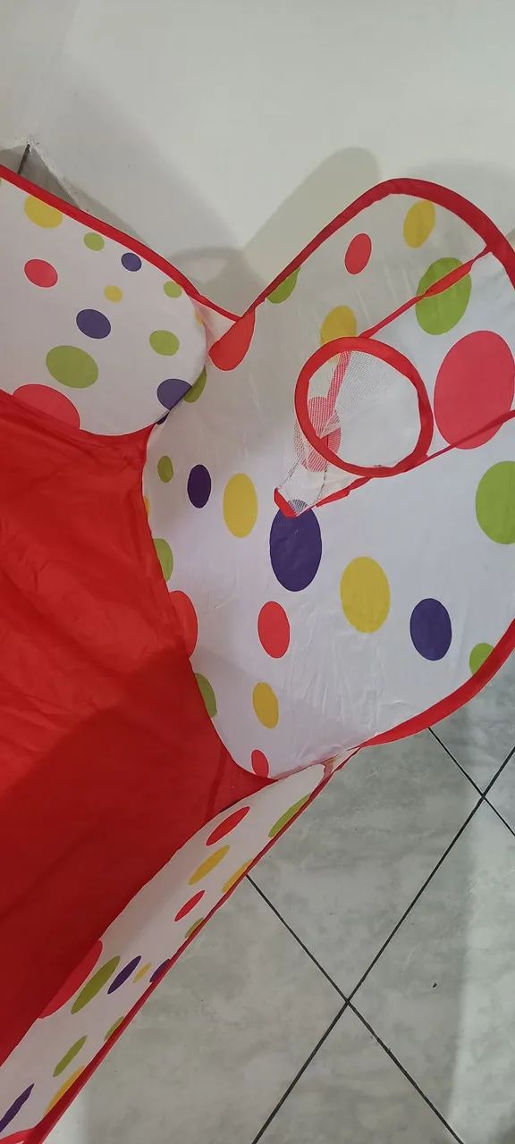 Piscina de bolinha com cesta - Foto 2