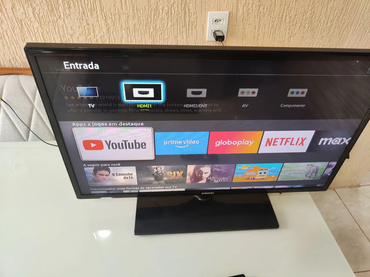 Tv Samsung 32 polegadas LED HDMI  - Foto 4