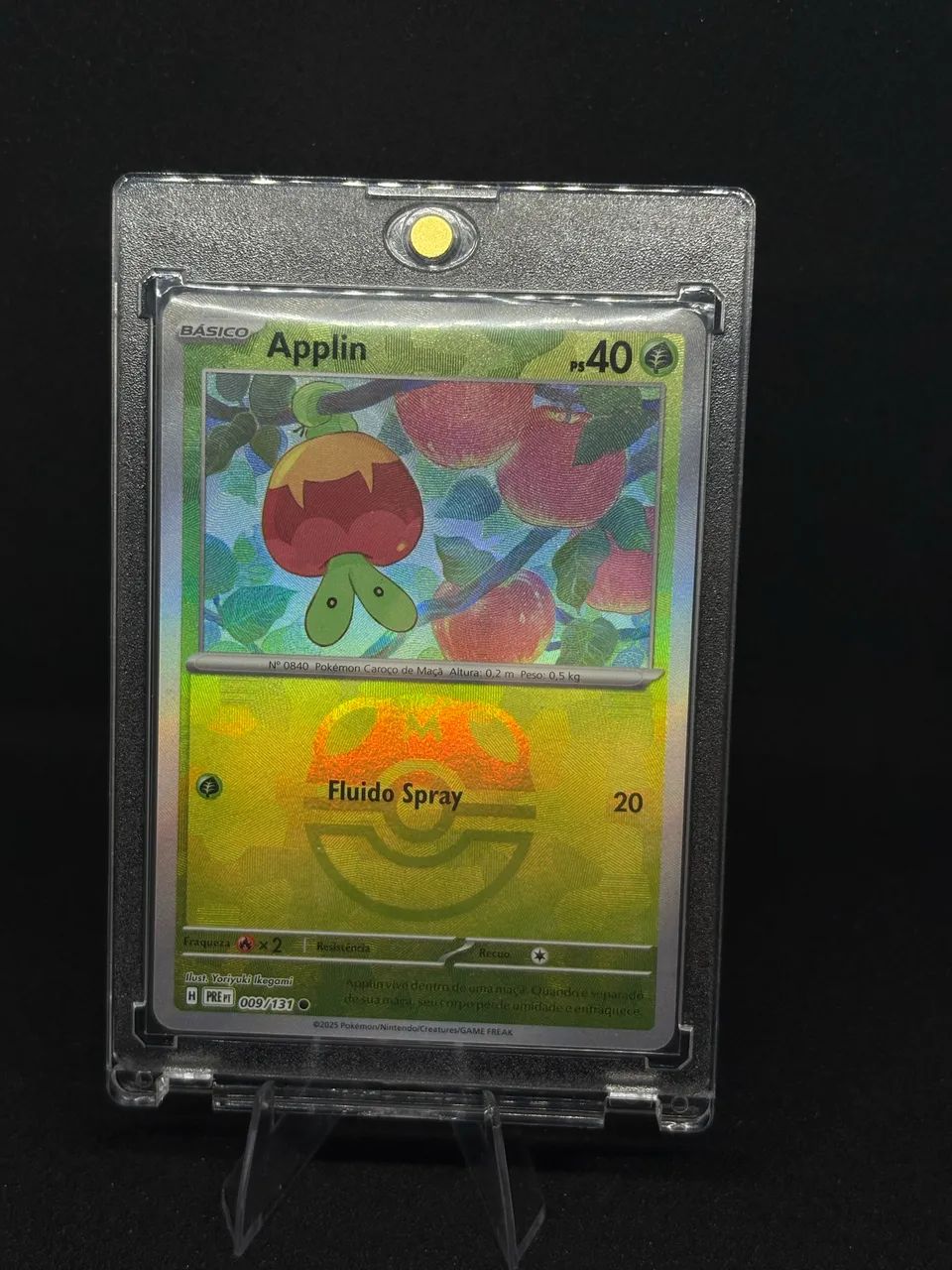 Combo de Cartas Pokémon Applin e cottonne Master Ball