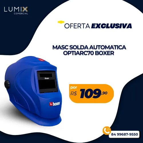 MASCARA DE SOLDA AUTOMATICA OPTIARC70 BOXER