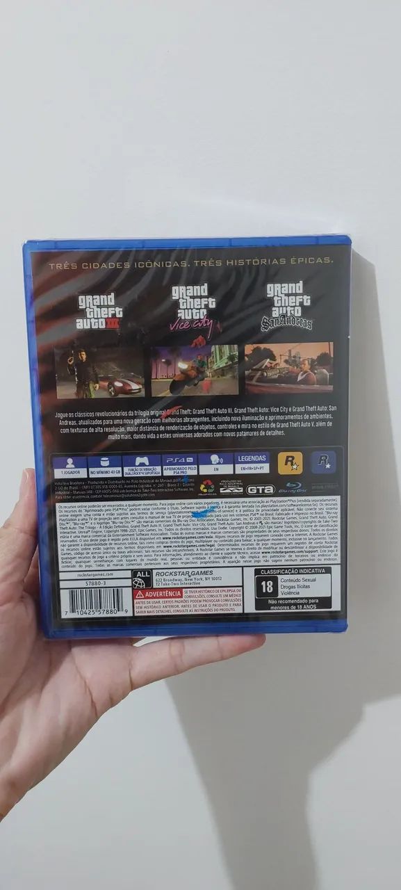 GTA trilogy - ps4 - Lacrado - Foto 2