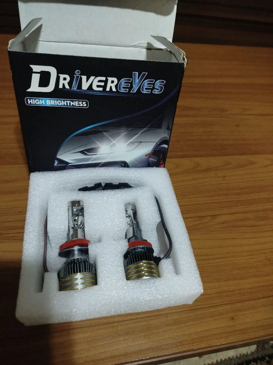 Par de lâmpada led para automóveis 