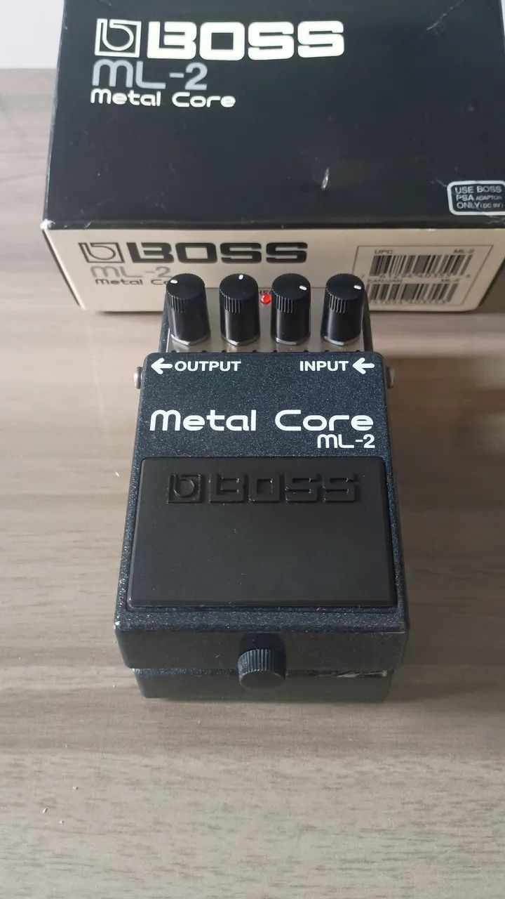 Pedal Boss ML-2 Metal Core na Caixa - Impecável - Instrumentos