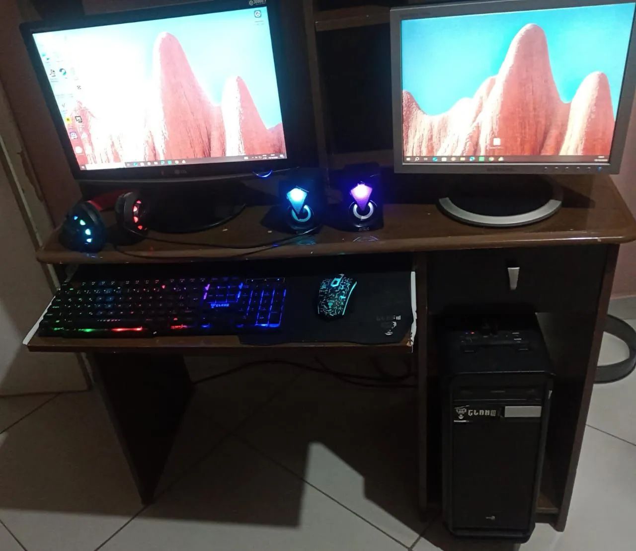 Computador - gamer - 2 telas 