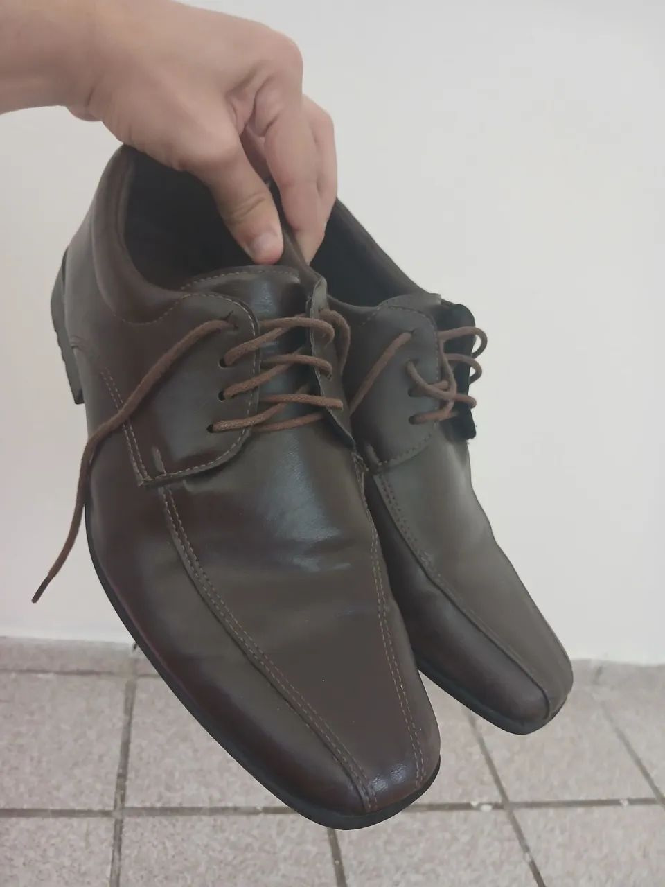 Sapato Social de Couro 41/42 NOVO! - Foto 4
