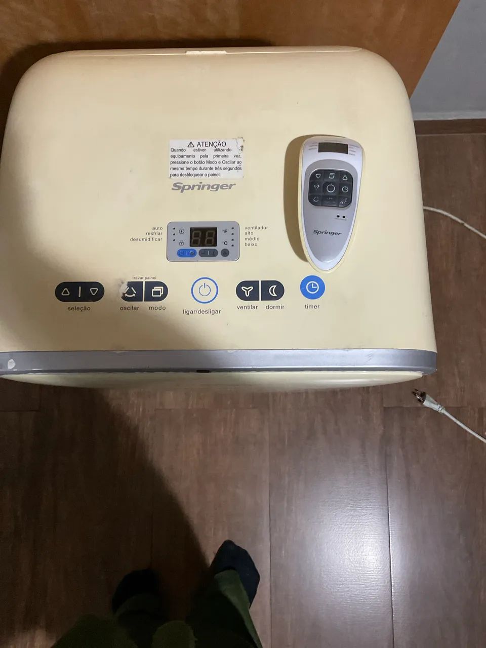 Ar condicionado portátil Springer de 12.000BTUs,usado - Foto 6