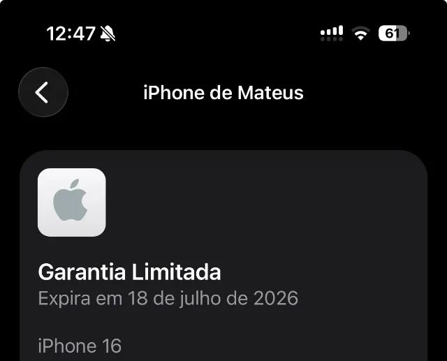 iPhone 16 128GB Branco - Impecável + Com Nota Fiscal e Garantia Apple - Foto 3