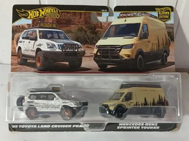 Set Hot Wheels Mercedes Toyota picape