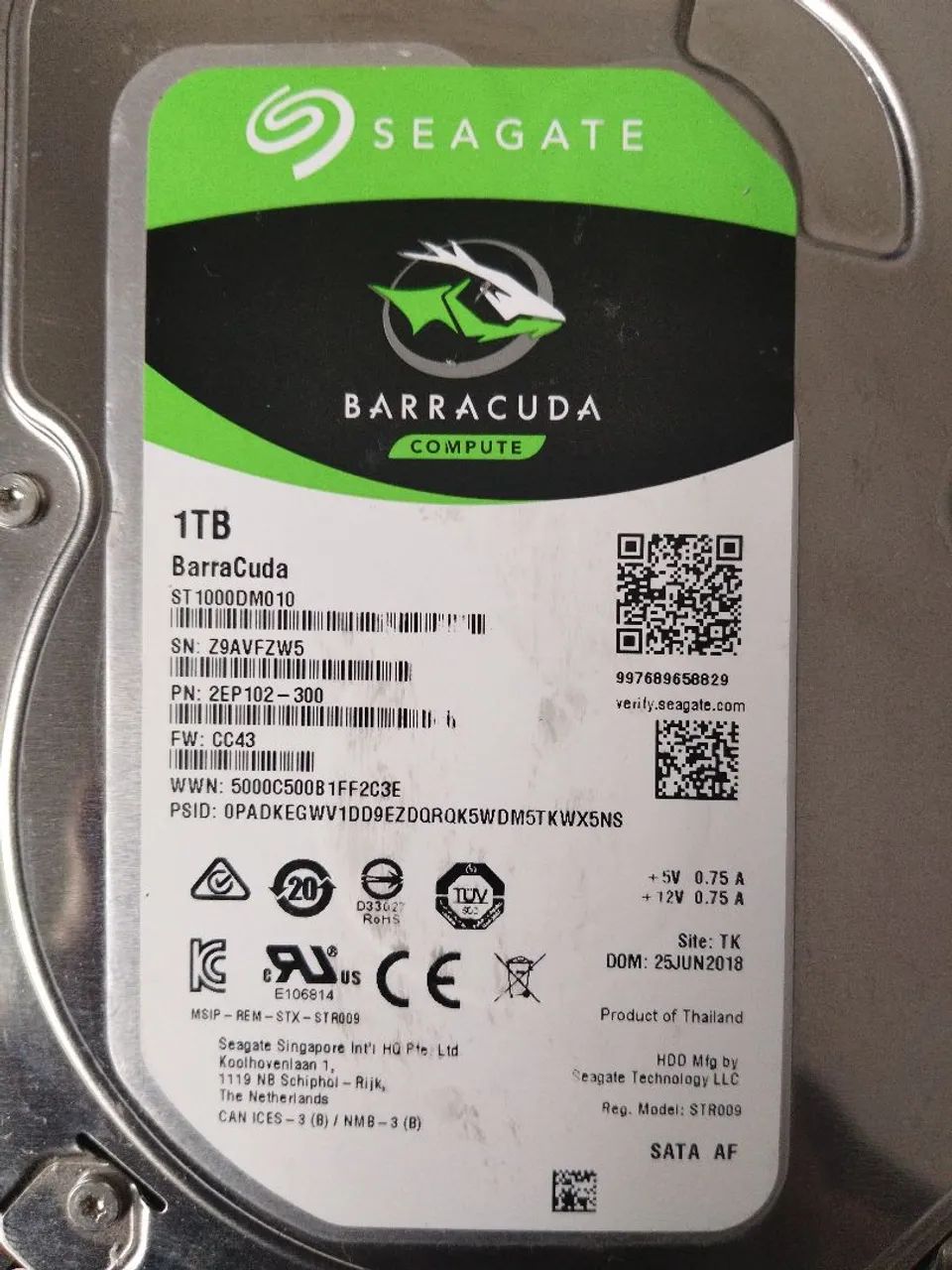 HD SEAGATE BARRACUDA de 1 TB de ram - Foto 2