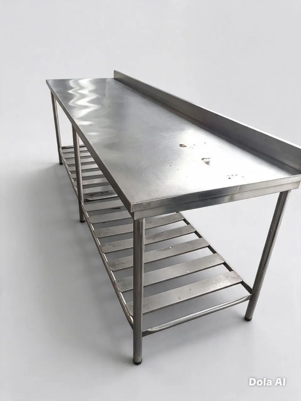 Bancada de inox com prateleira em baixo  - Foto 2