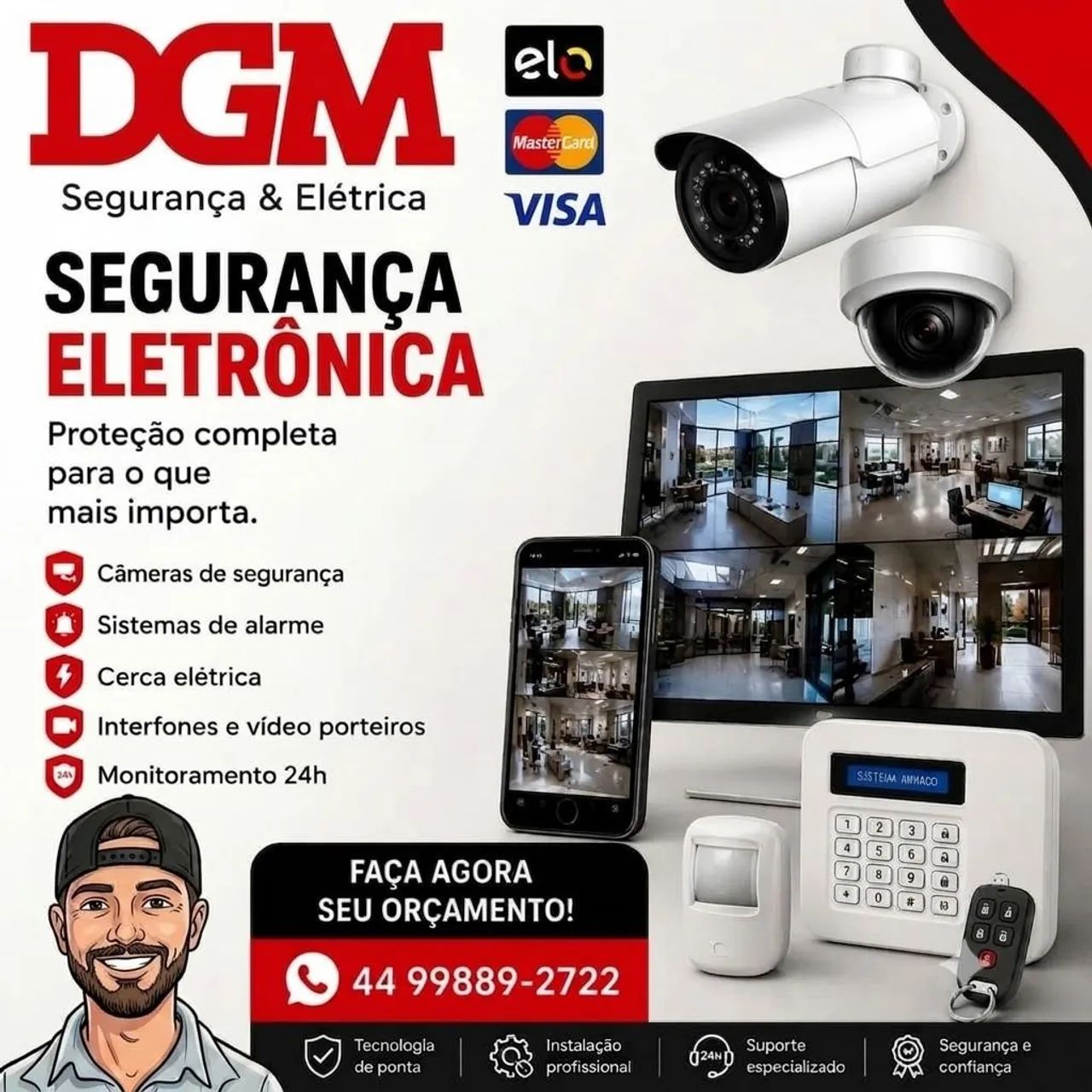 Prestação de Serviços de Segurança Eletrônica e Elétrica <br> - Foto 2