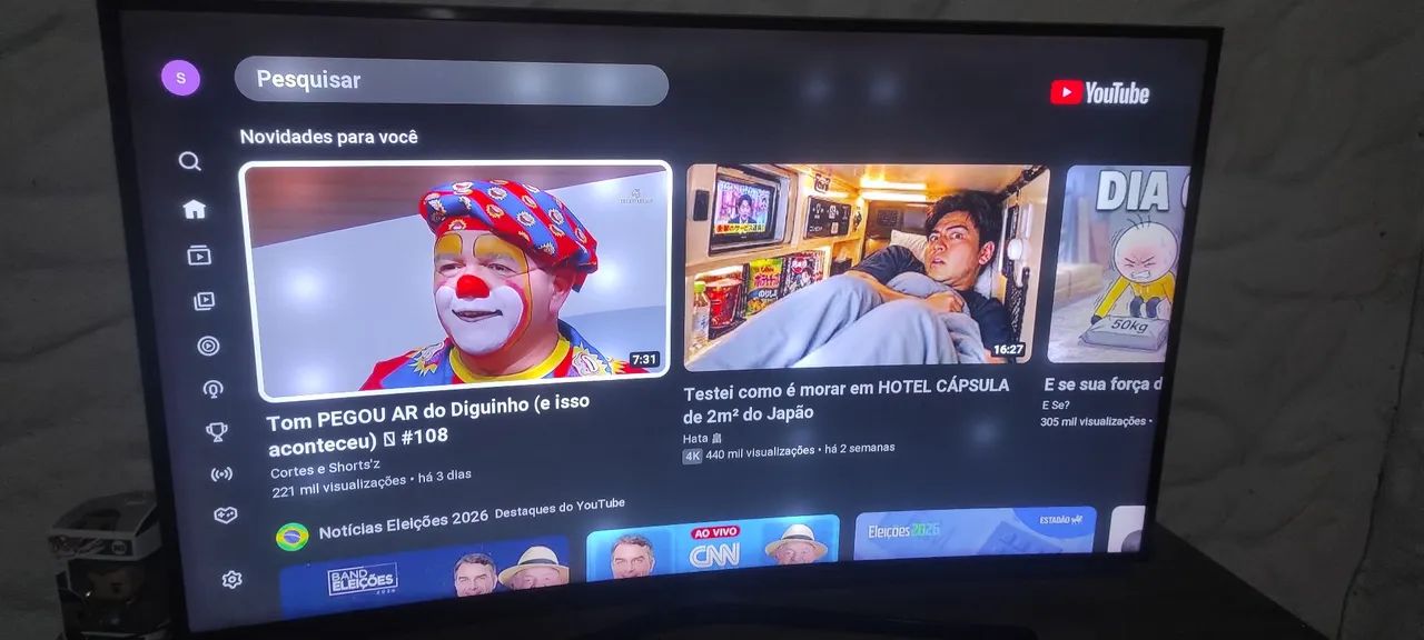 Tv curva 55 polegadas 