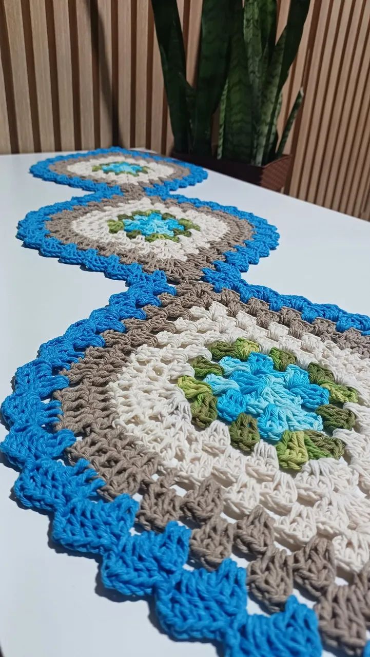 Croche Trilho de mesa  - Foto 3