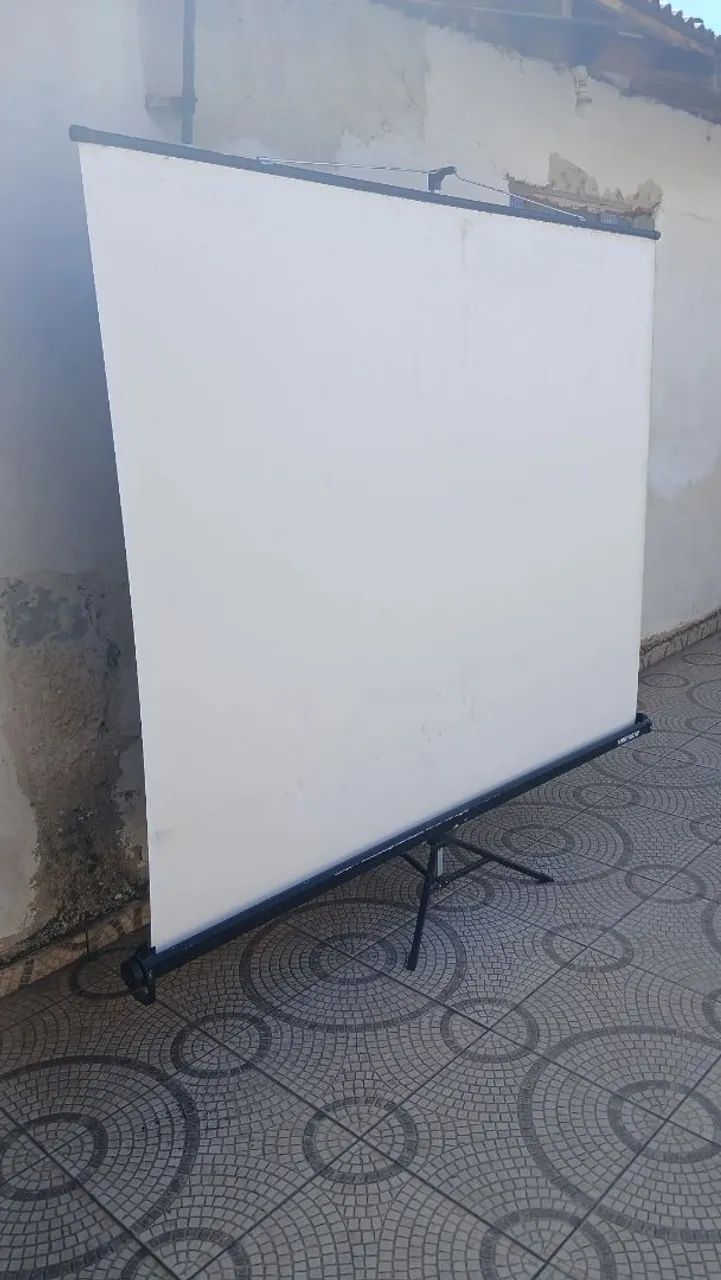 Tela de projetor portátil visograf 2,00 x 2,00.