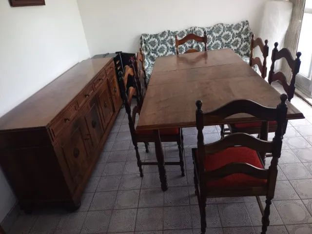 Mesa de jantar colonial com 6 cadeiras - Foto 2