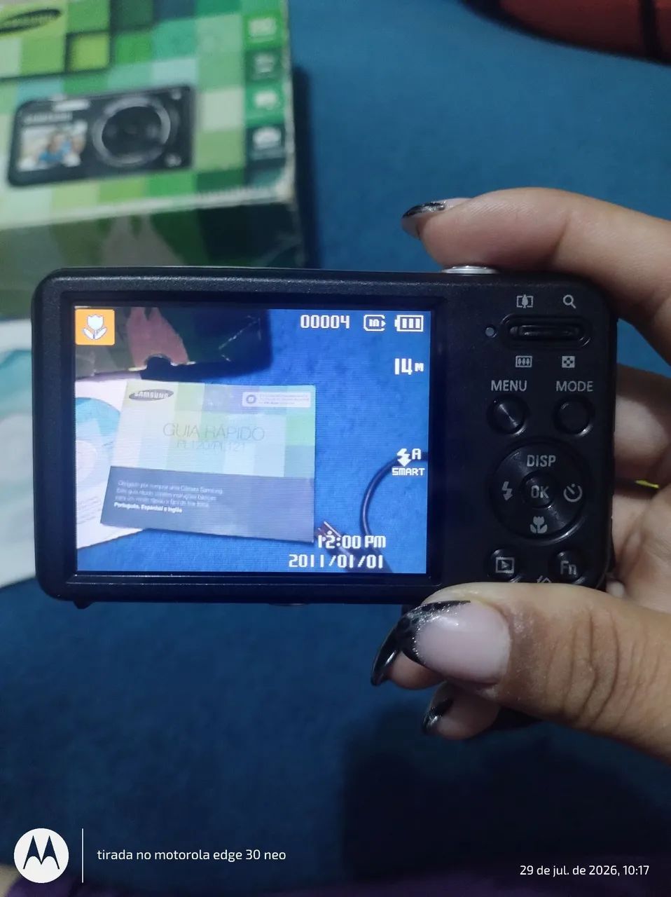 Câmera Samsung Pl120 funcionando perfeitamente  - Foto 3