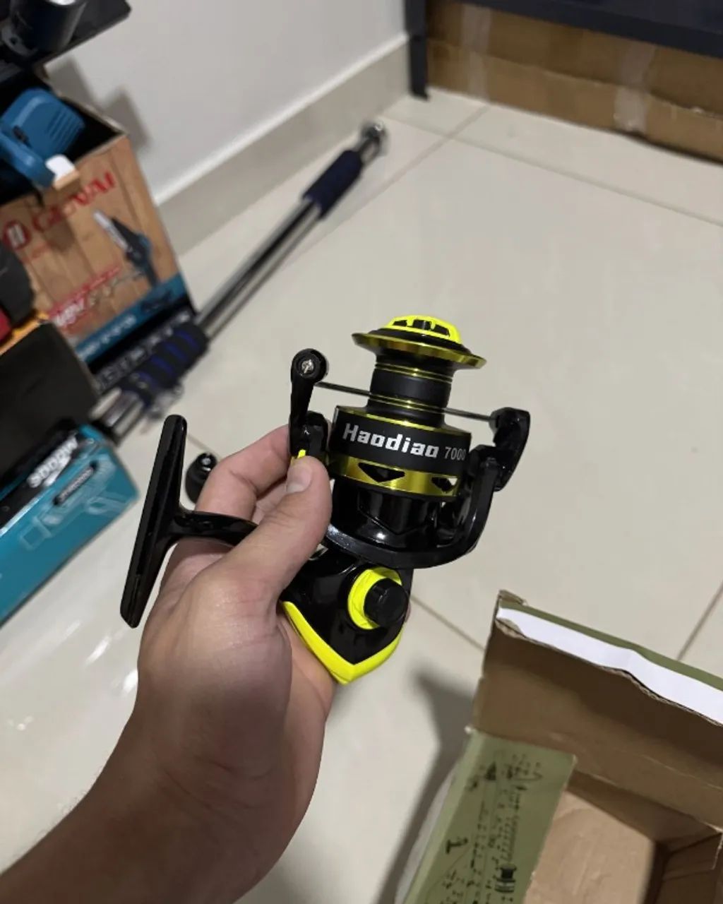 Molinete de Pesca 5.2:1 NOVO - Foto 2