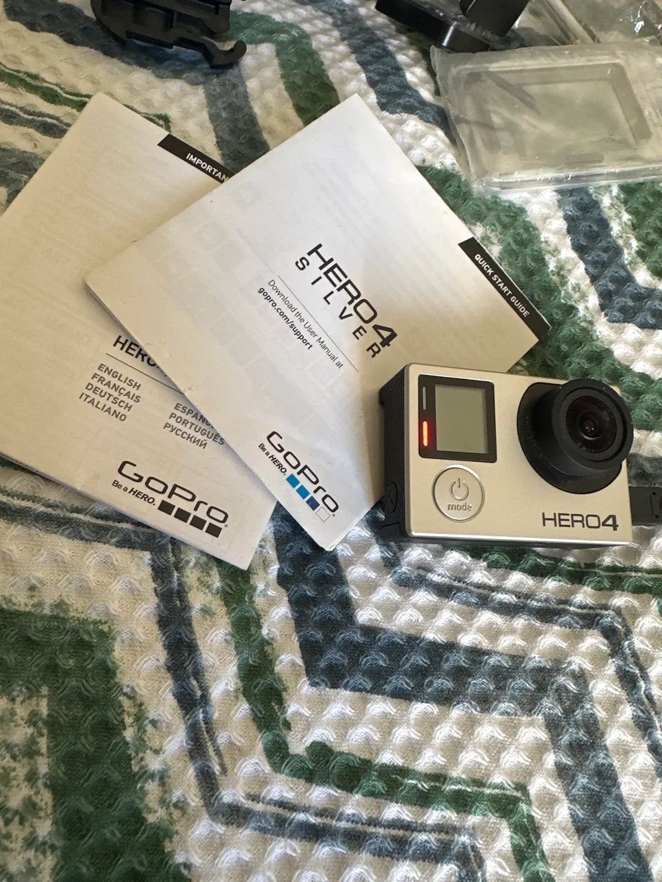 GoPro Hero4 Silver + acessórios