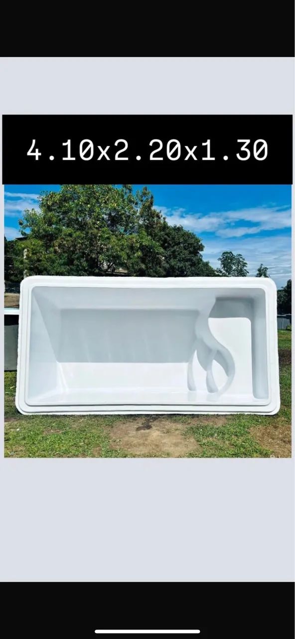 Piscina de fibra 