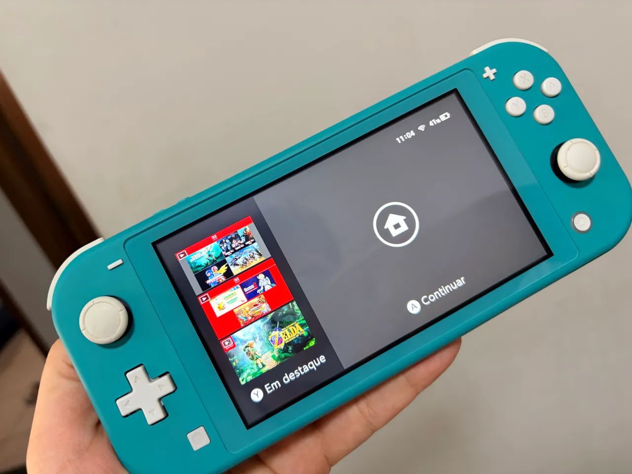 Nintendo Switch Lite - Azul Turquesa 32GB - Foto 2