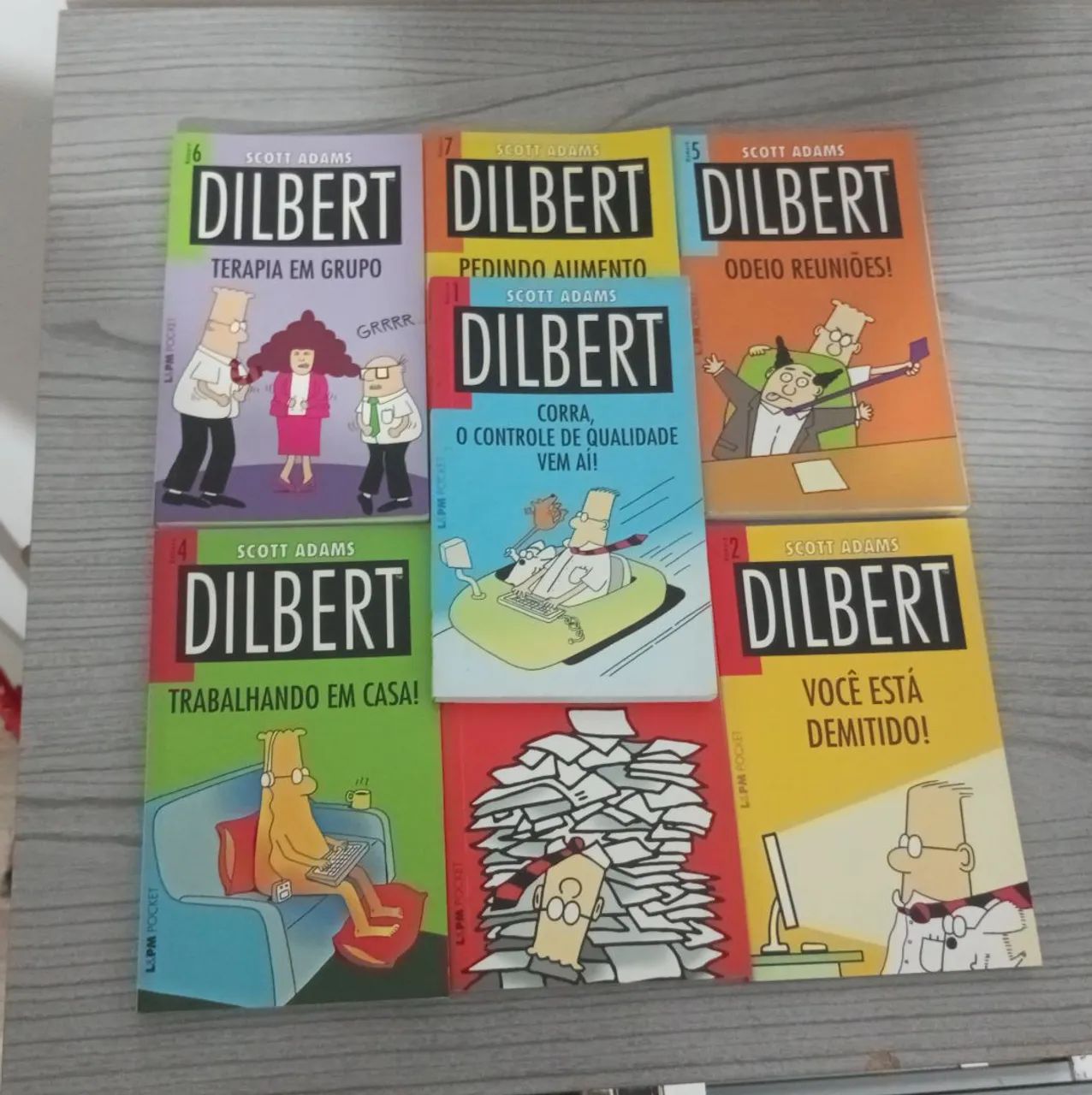 Quadrinhos Coleção Dilbert 1 a 7