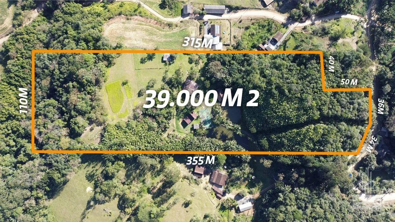 Lindo Sítio a Venda com 38mil m² em Pomerode