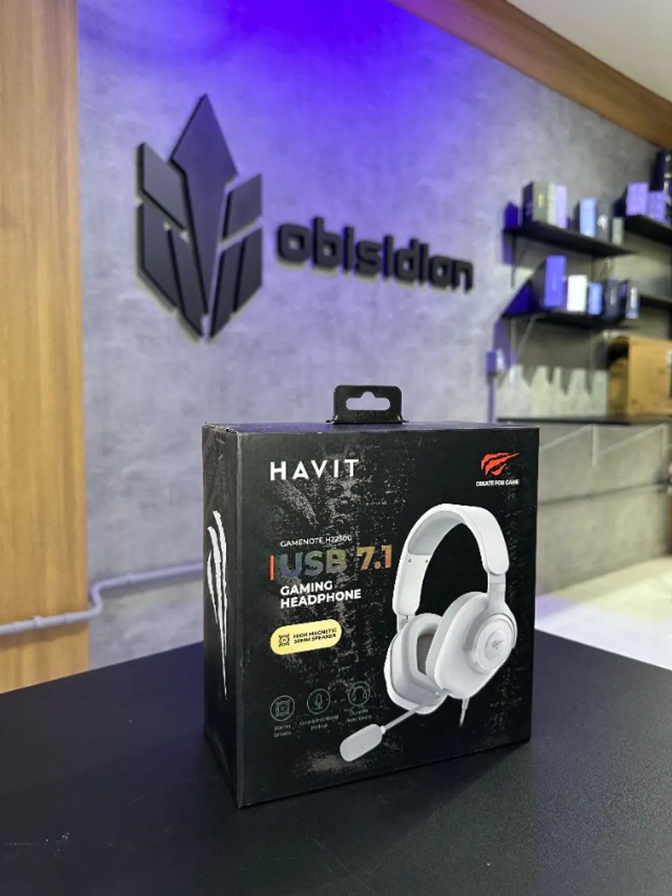 HEADSET HAVIT H2230U 7.1 BRANCO