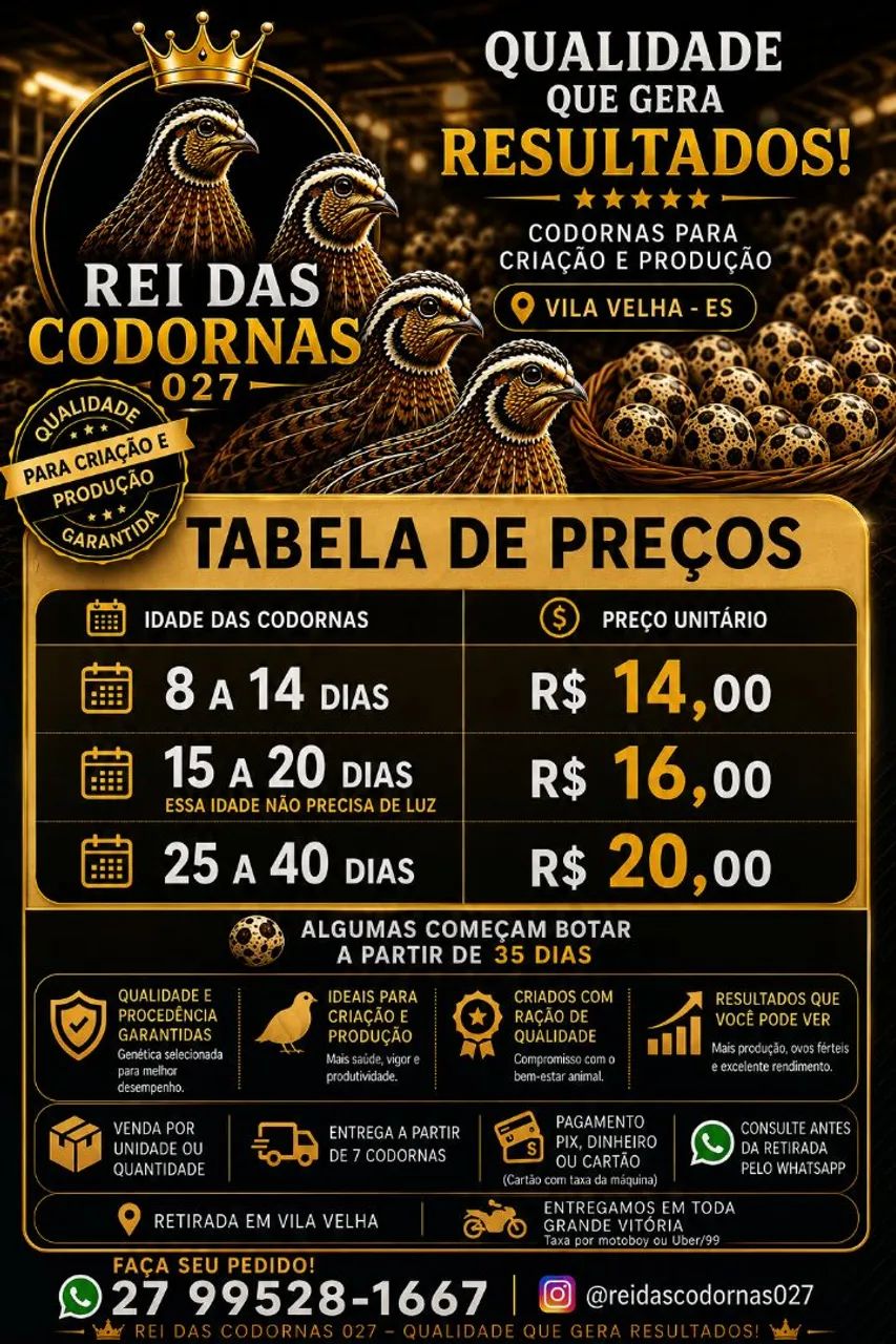 Codornas Para Criação e Produção de Ovos - Foto 3