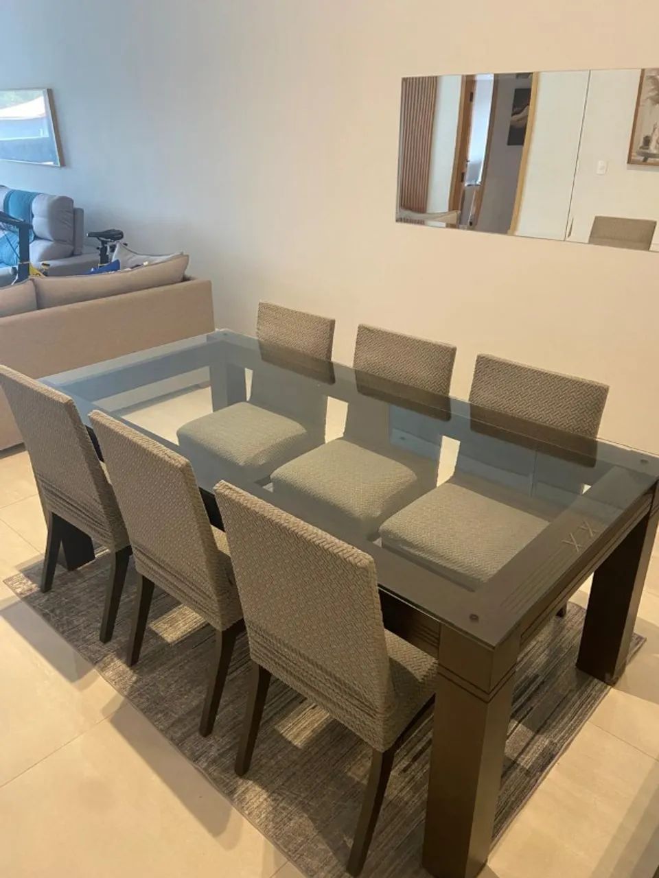 Mesa de Jantar Retangular 2x1m