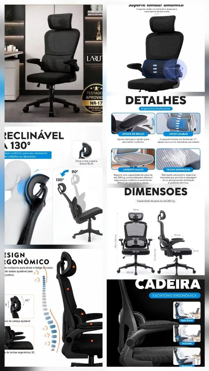 Cadeira Ergonômica - Foto 3