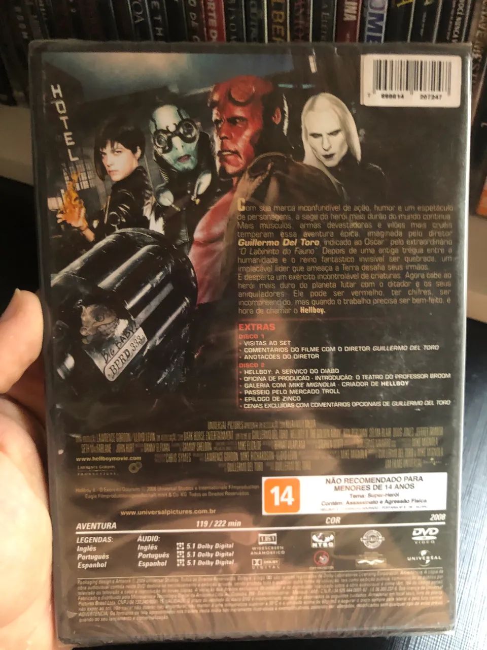 DVD Hellboy 2 duplo e lacrado  - Foto 3