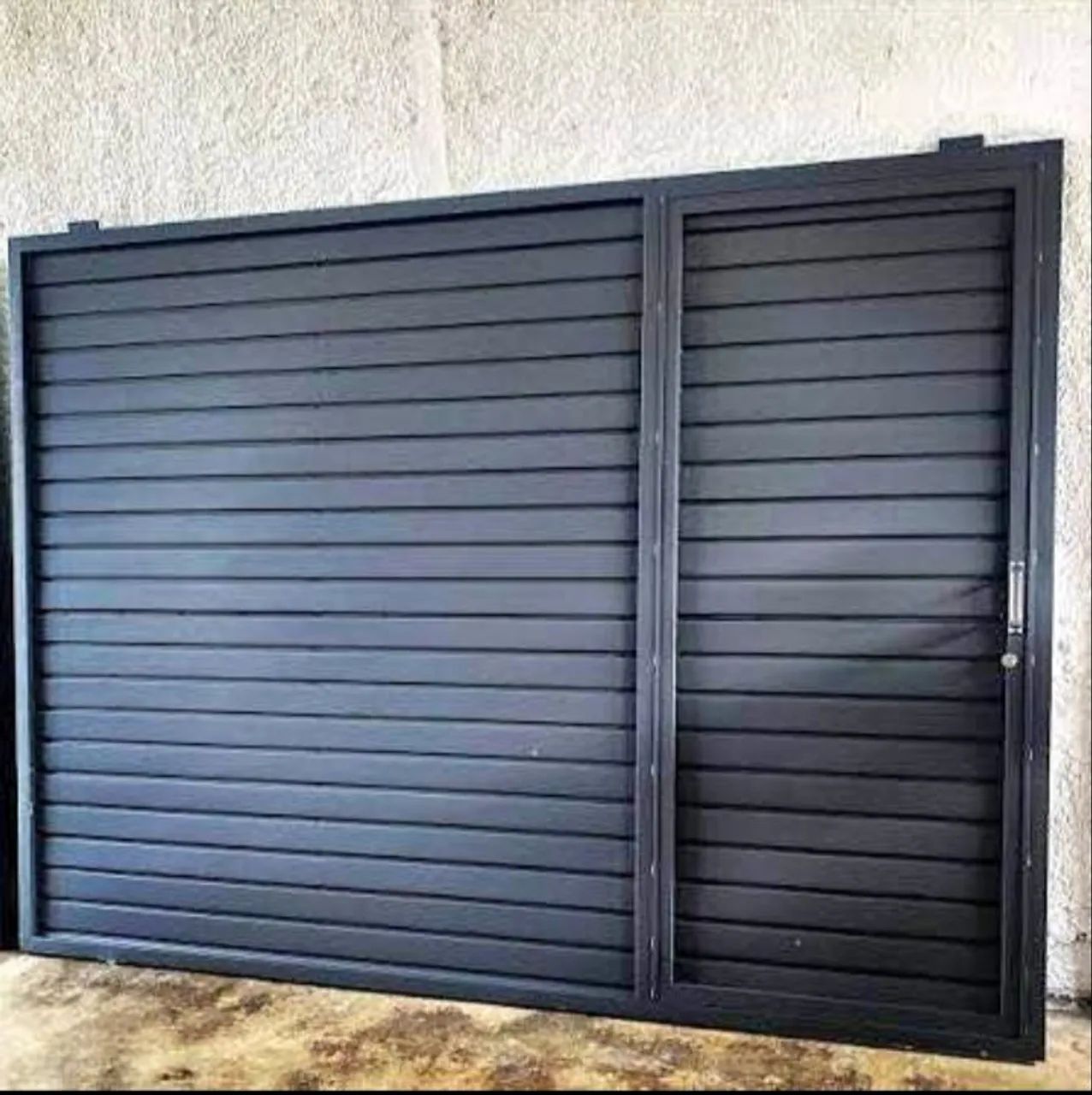 Portão de Metalon galvanizado 415077946811361281