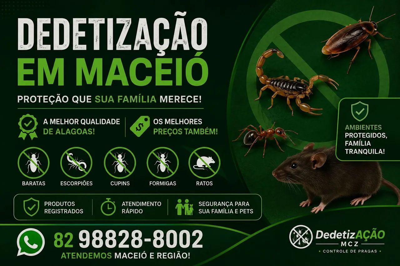 Dedetização preço baixo!